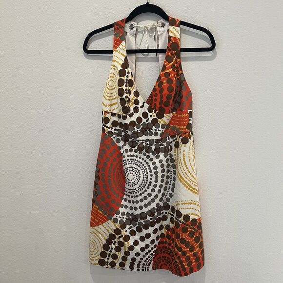 Trina Turk Dresses & Skirts - Trina Turk Cotton Jersey Retro Geometric Print Sleeveless Mini Dress Womens 4